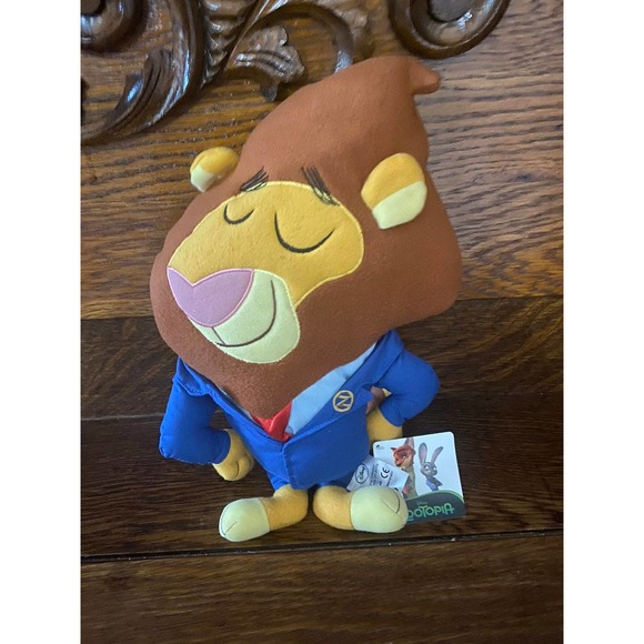 Zootopia Plush Mayor Lionheart Character Doll Pillow Stuffed Animal Toy - Picture 1 of 4